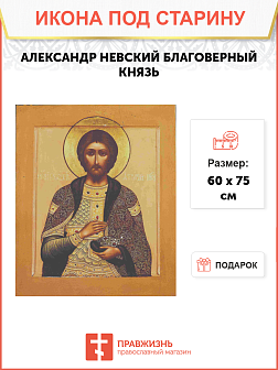 Икона Александр Невский