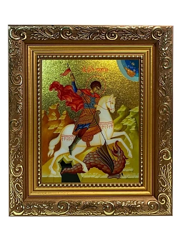 Икона Георгий Победоносец на коне