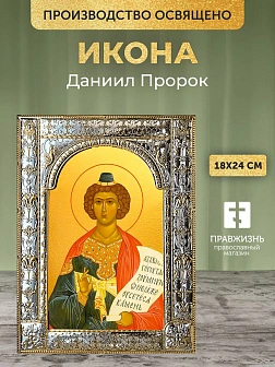 Икона Даниил Пророк в ризе, 18x24 см