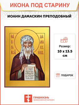 Икона Иоанна Дамаскина Икона Иоанна Дамаскина