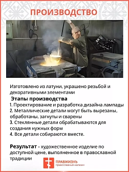 Набор 006 для молитвы утешение родственников синяя лампада