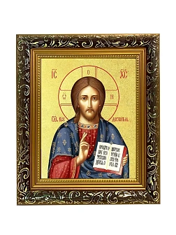 Икона Господь Вседержитель с золочением