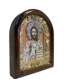 Икона Венчальная Пара Богородица Казанская и Господь Вседержитель из бисера 19х23 см Икона Венчальная Пара Богородица Казанская и Господь Вседержитель из бисера 19х23 см