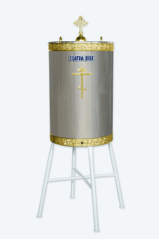 Бак водосвятный 250 л с подставкой D-600