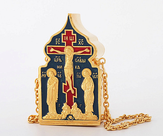 Дароносица №5 золочение эмаль