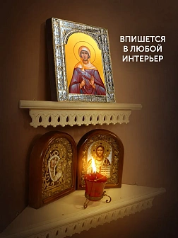 Икона Галина Коринфская в ризе, 18x24 см