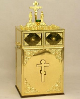 Стол панихидный 44 свечи золочение