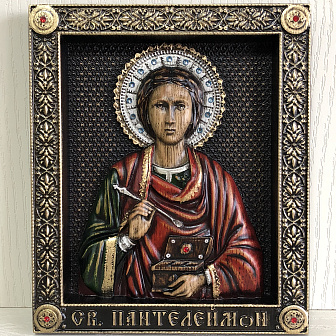 Икона Пантелеимон Целитель великомученик 