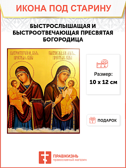 Икона Быстрослышащей и Быстроотвечающей Икона Быстрослышащей и Быстроотвечающей