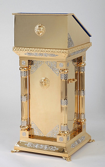 Подставка под икону №15 никель золочение