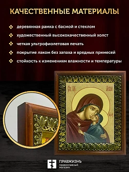 Икона Анна Праведная мать Пресвятой Богородицы, деревянная рамка с басмой и стеклом 15х18х2 см Икона Анна Праведная мать Пресвятой Богородицы, деревянная рамка с басмой и стеклом 15х18х2 см