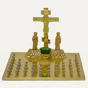 Крышка панихидного стола 44 свечи