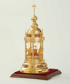 Дарохранительница № 7 золочение эмаль Дарохранительница № 7 золочение эмаль