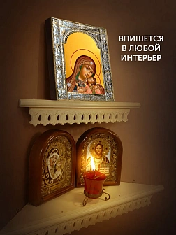 Икона Корсунская Божия Матерь в ризе, 18x24 см