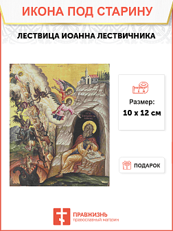 Православная Икона Лествица