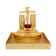 Крышка панихидного стола под песок золочение