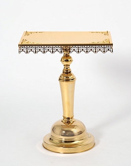 Подставка №7 под ковчег нерж сталь золочение