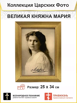 Картина на стену 012 Великая княжна Мария, автограф 25х34 см