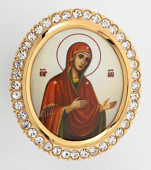 Икона для митры деколь золочение