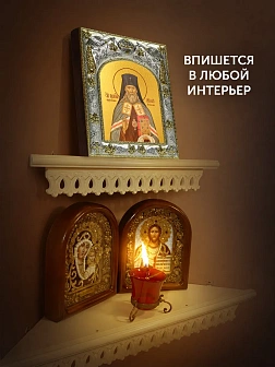 Икона Николай Японский в ризе, 18х14 см