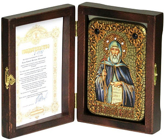 Икона АНТОНИЙ Великий, Преподобный (ПОДАРОЧНАЯ)
