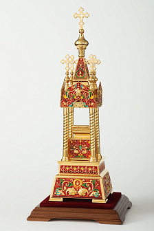 Дарохранительница № 9 золочение эмаль Дарохранительница № 9 золочение эмаль