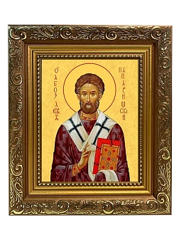 Икона складень Лев папа Римский и Ангел Хранитель 19х22х7 см 1147