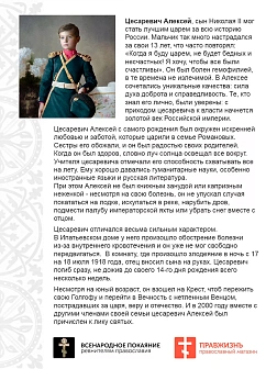 Царская Икона 034 Царевич Алексий 22х30