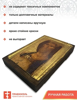 Икона Спас из Деисусного чина Звенигородский дерево 16х24 см