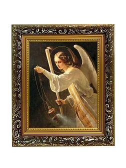 Икона Селафиил Архангел, узкая рамка 17,5х20,5х2 см 1225