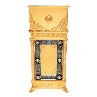 Подставка под икону №20 золочение эмаль