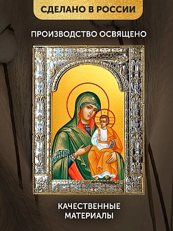 Икона Милостивая Божия Матерь в ризе, 18x24 см