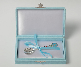 Лжица литьевая малая №6 эмаль серебро (УИН)