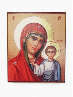 Икона под старину Казанская Божией Матери