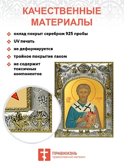 Икона складень Стахий Византийский и Ангел Хранитель 256