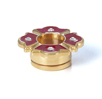 Мощевик для частиц святых мощей золочение фигурный эмаль