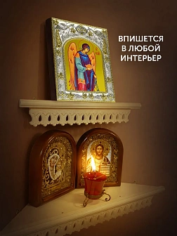 Икона Архангел Иегудиил в ризе, 18х14 см