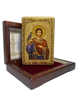 Икона ТРИФОН Апамейский, Никейский, Мученик (ПОДАРОЧНАЯ)