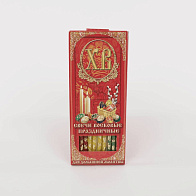 Свечи золоченые ЛОЗА №80 ДДМ Пасхальные яйца, 3 ЦВЕТА