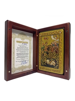 Икона ДИМИТРИЙ (Дмитрий) Солунский (Фессалоникийский), Мироточивый, Великомученик (ПОДАРОЧНАЯ)
