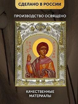 Икона Феодор Антиохийский в ризе, 18х14 см