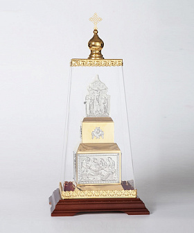 Дарохранительница №17 со съёмной дароносицей комбинированная