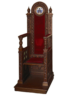 Стасидия игуменская с округлой иконой