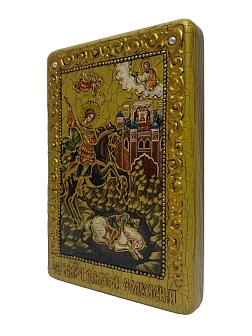 Икона ДИМИТРИЙ (Дмитрий) Солунский (Фессалоникийский), Мироточивый, Великомученик (ПОДАРОЧНАЯ)