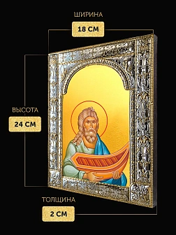 Икона Ной Праотец в ризе, 18x24 см Икона Ной Праотец в ризе, 18x24 см