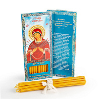 Свечи для дома №80 (12шт, 18см, 1ч), Семистрельная