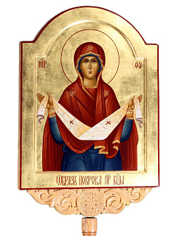 Икона на шесте писаная из запрестольного набора