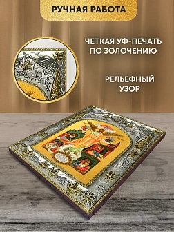 Икона Ангел Хранитель в ризе, 18х14 см