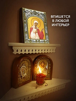 Икона Наталия Никомидийская в ризе, 18х14 см