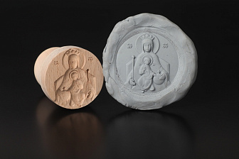 Печать для просфор диам.60 мм Державная